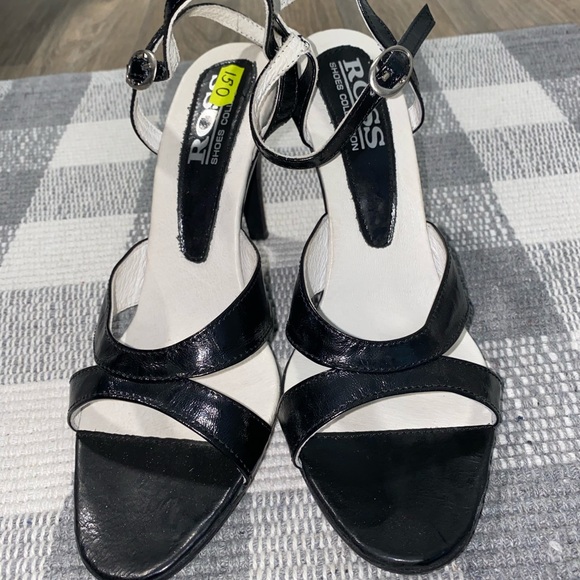 Leather sandals; high heels; NEW; size 8 - Picture 2 of 4